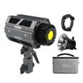 thumbnail image 1 of CL100X Studio COB Photography Light 110W Bi-Color Temperature LED Video Light 2700K-6500K CRI97+ Dimmable 10 Lighting Effects APP Control with Bowens Mount Reflector Carrying Bag for Vlog L, 1 of 7
