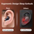 thumbnail image 3 of PYYNA-Wireless Sleep Earbuds, Comfortable Invisible Mini Sleeping Headphones for Side Sleepers, Noise Cancelling IPX4 Waterproof Bluetooth 5.3 Earphones for Sleeping Running Workouts (Black), 3 of 4