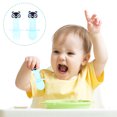thumbnail image 3 of EeaseCA 2Pcs Baby Fork Spoon Set Adorable Cartoon Spoon Fork Baby Feeding Tableware, 3 of 7