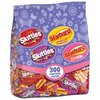 Skittles and Starburst, Fun Size Easter Candy, 300 Ct
