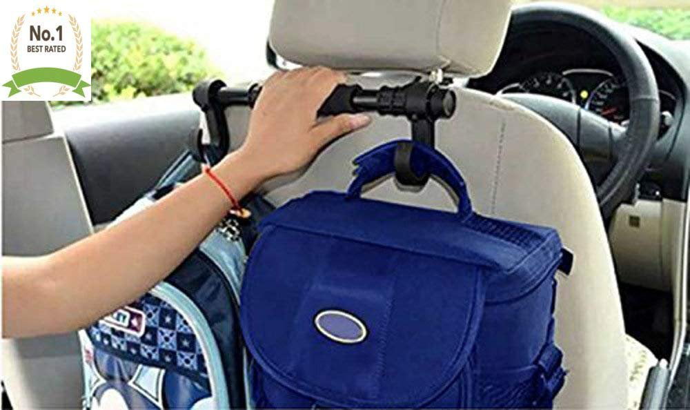 Car Seat Headrest Holder Hooks Grocery Bag Holder Support Car Seat Rear Hook Purse Handbag Car Coat Hanger Hooks Auto Hooks 8 Pcs Car Storage Organiser Bag Hooks Coat 