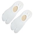 thumbnail image 7 of D-GROEE 2 Pairs Cotton Men Women Unisex Casual Sandal Split Two Toe Elastic Low Cut Flip Flops Socks, 7 of 7