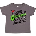thumbnail image 3 of Inktastic Going Golfing with my Mom and Dad- kids golf Boys or Girls Toddler T-Shirt, 3 of 5