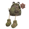 thumbnail image 5 of Alpine Corporation Frog with Metal Flower Statue, 5 of 13