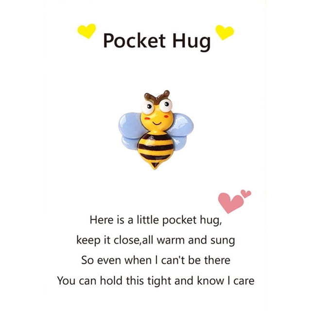 Original Pocket Hug Card Spring School Season Teacher'S Day Mother'S Day Birthday Greeting Card Setblank Card,Note Card,Folded Card,Decorative Card,Stationery Card,Paper Card,Handmade Card,Writing Ca