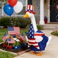 thumbnail image 6 of Porch Goose Costume 23 Inch July 4th Decor Goose Outfit with Hat Patriotic Lawn Goose Clothes for Outdoor Patio Yard Garden Decoration Goose Statue Attire, 6 of 6