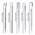 thumbnail image 5 of Stainless Steel Nail Clipper Set Cuticle Pusher Nipper Manicure Tool Kit for Home Nail Care, 5 of 7
