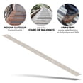 thumbnail image 3 of GripStrips Anti-Slip Treads - 8 Pack, Gray (32" x 2") - Outdoor Non-Slip Tread Strips - Waterproof Safety Traction Strips for Stairs, Ramps, Composite, Ladders, Wood, Concrete, Metal, 3 of 3