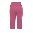 thumbnail image 6 of USNSM Dressy Short Pants for Women High Waist Stretch Womens Golf Five Pants for Summer with Pockets Work Casual Pink XXXL, 6 of 7