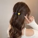 thumbnail image 1 of XWSHYW Pinza para El Cabello Xiaoxiangfeng Flequillo Frente Horquilla Femenina Flocado Lado Pelo Roto Tocado Horquilla Red Artefacto Clip, 1 of 3