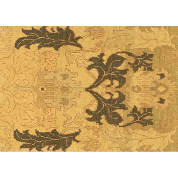 Ahgly Company Indoor Rectangle Abstract Brown Modern Area Rugs, 6' x 9'