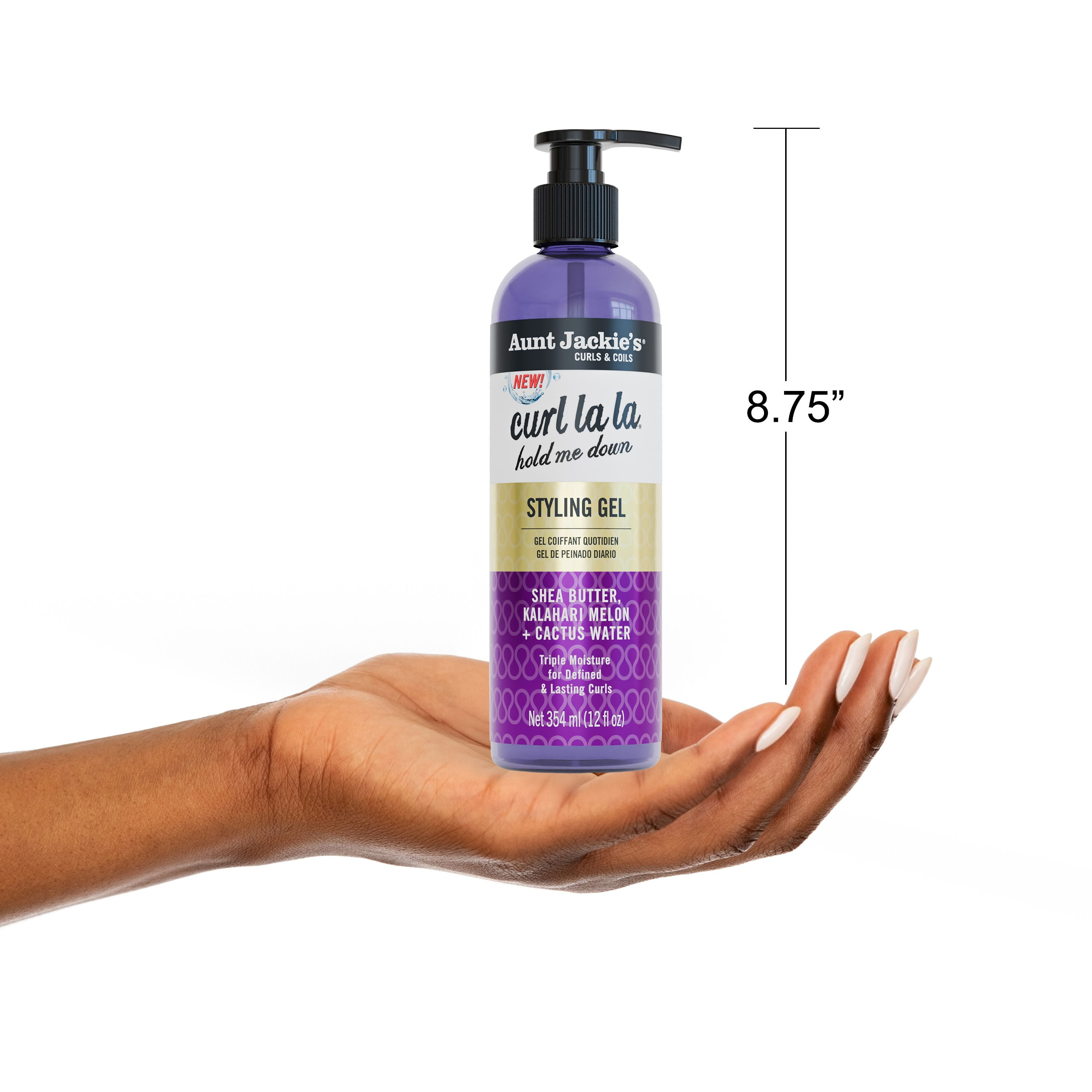 Aunt Jackie's, Curl La Daily Styling Gel, 12 fl oz, Moisturizing