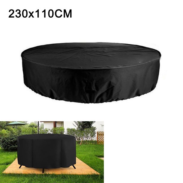 Outdoor Yard Covers for Furniture Waterproof UV Resistance Anti-Fading Cover for Medium Round ...