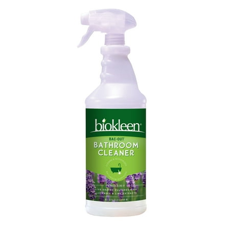 Biokleen Bac-Out Bathroom Cleaner, Eco-Friendly, Non-Toxic, Plant-Based, No Artificial Fragrance, Colors or Preservatives, 32 Ounces 32