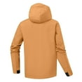 thumbnail image 5 of RYDCOT Men's Hoodies Casual Drawstring Hooded and Zipper Closure Hoodie Sweatshirt with Pockets Yellow, 5 of 9