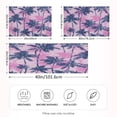 thumbnail image 2 of Satin Pillowcase Soft and Smooth Pillow Case for Hair and Skin Navy Blue Palm Tree, 2 of 7