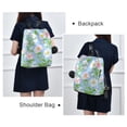 thumbnail image 4 of FORMRS Women's Travel Backpack Purse Anti-Theft Hidden Pockets Casual Shoulder Bag, Blue Floral, 4 of 7
