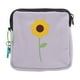thumbnail image 1 of Bolsas de Maquillaje de Flor de Campana Únicas 1 Pc para Viajes de Negocios Lona Púrpura Claro, 1 of 5