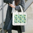 thumbnail image 7 of Cauagu Avocado Flowers And Leaves Pattern Women's Plush Tote Bag,Soft Underarm Bag Ladies Fluffy Shoulder Bag Plush Handbag Women Furry Tote Bag for Autumn and Winter, 7 of 7