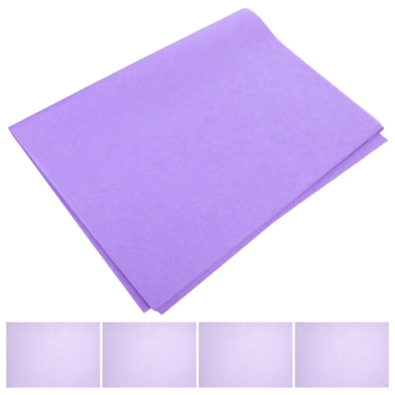 GAXIRE 100pcs Violet Floral Wrapping Tissue Paper for Wrapping, Crafts, Special Events and Party Decorations