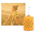thumbnail image 4 of YAOMOBB Breathable Cooling Towel Microfiber Quick Dry Towel with Silicone Case Breathable Cooling Shower Bath Towel for Running Gym Beach Sports Hook Loop Clips, 4 of 7