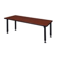 thumbnail image 4 of Regency MT7224CHAPBK 72 x 24 in. Kee Height Adjustable Classroom Table, Cherry, 4 of 10