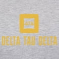 thumbnail image 3 of CafePress - Delta Tau Delta Gold Stacked Signature Long Sleeve T Shirt - Womens Baseball Tee, 3 of 4
