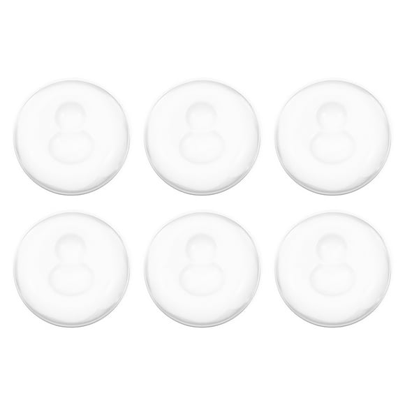 6pcs Useful Door Knob Wall Protector Self-adhesive Door Handle Wall Shield
