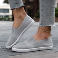 thumbnail image 2 of YLYL Women's Sneakers Breathable Knit Soft Sole Slip on Comfortable Lightweight Casual Walking Shoes, 2 of 9