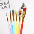 thumbnail image 5 of Huanledash 6 Pcs Cake Icing Decorating Painting Brush Fondant Dusting Sugarcraft DIY Tool, 5 of 7