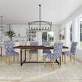thumbnail image 2 of HomePop Classic Parsons Dining Chair, Set of 2, Light Blue Foral Print, 2 of 10