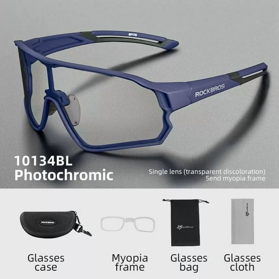 RockBros Cycling Sports Sunglasses Polarized Photochromic Bike Glasses UV400 PC