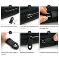thumbnail image 4 of destyer Bag Zipper Puller Detachable Clothes Zipper Slider Replacement Suitcase Zip Head, Black, Size 8, 10pcs, 4 of 8