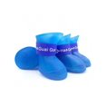 thumbnail image 1 of 4pcs/Set Pet Rain Shoes For Small And Medium Dogs, Waterproof And Anti-Slip, Soft Bottom Paw Protector, 1 of 2