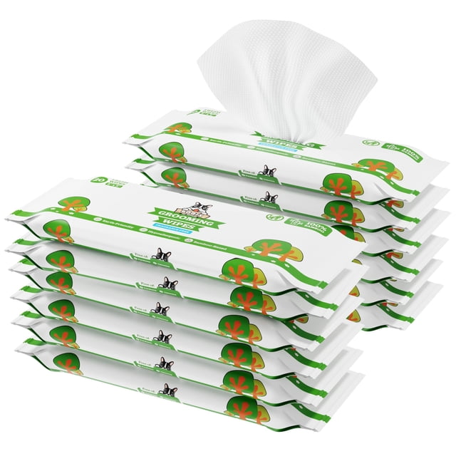 Toallitas para perros Pogi's Travel Packs, 240 unidades, hipoalergénicas