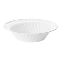 Smarty 12 oz. White Classic Flair Disposable Plastic Soup Bowls 180ct
