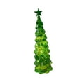 thumbnail image 3 of Figura de de Navidad de cristal, adorno navideño, artesanía artística con luz, decoración navideña, lámpara de noche para repisa del L, 3 of 8