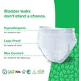 thumbnail image 2 of Veeda Natural Adult Incontinence Underwear for Men - Disposable Underwear for Bladder Leakage Protection - Adult Diapers for Men with Maximum Absorbency - Large Size - 24 Count, 2 of 9