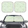 thumbnail image 6 of Lsque Wildflower Watercolor 5 2 PCS Windshield Sun Shade | CarFoldable Window Covers | Car Accessories Reflect UV for Universal Cars SUV Truck | Medium, 6 of 7
