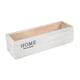 thumbnail image 3 of Bandeja de almacenamiento multifuncional, jardinera de madera, escultura, maceta rectangular Blanco, 3 of 9