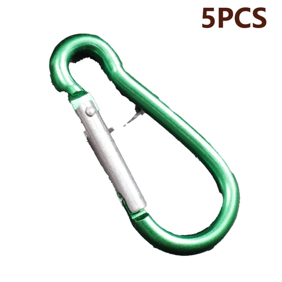 DESIGNICE 2026 New Carabiner Clip Smooth Without Edges Key Rings High Strength Material Water Proof Key Chain Rings,Green for Outdoor Activities, Hiking, Camping, Key Organization, Backpacks, Bags