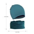 thumbnail image 4 of SHTXOZHI Toddler Baby Boy Girl Hat Scarf Set Slouchy Beanies Caps Neck Warmer for 3M-3T, 4 of 4