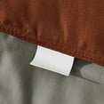 thumbnail image 3 of HIG Light Weight Down Alternative Comforter Set, King, Brick, Reversible, 3 of 10