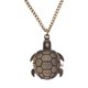thumbnail image 1 of 1pc reloj clásico vintage reloj de bolsillo reloj en forma de tortuga con cadena, 1 of 7