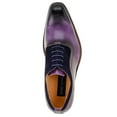 thumbnail image 3 of Gino Vitale Men's Lace Up Medallion Toe Dress Shoes, 3 of 3