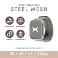 thumbnail image 6 of Xtreme Smart Watch Band with Magnetic Clasp, Compatible with Apple Watch Series 10 38/40/41/42 mm, For Women/Men, 6 of 8