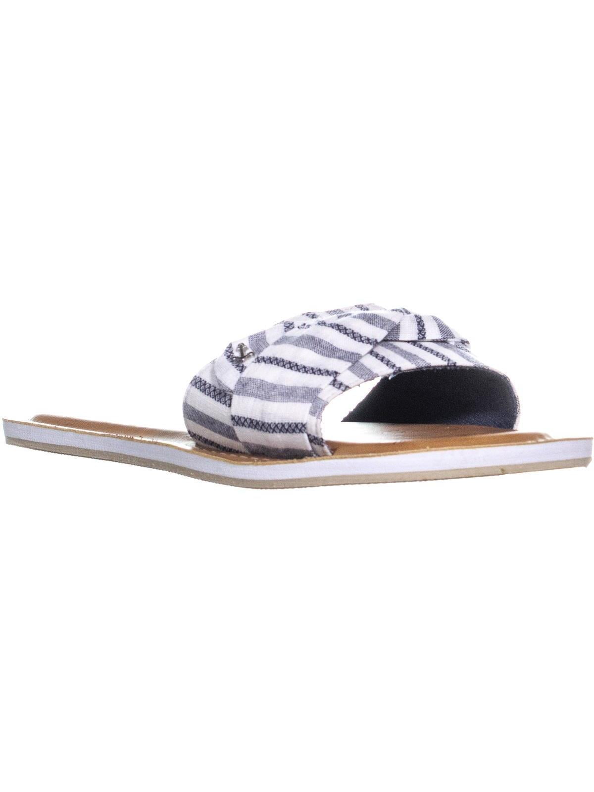 Nautica - Womens Nautica Hobson Twist anchor Slide Sandals, Stripes - Walmart.com - Walmart.com