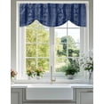 thumbnail image 2 of Vintage Bohemian Tie Up Valances Curtain, Adjustable Kitchen Farmhouse Tribe Art Valances for Windows Decor, Rod Pocket Short Curtains Set for Bedroom/Bathroom, 54"x18", 2 of 8