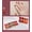B, variant on EGNMCR Press on Nails Nail Art Patches Wearing Nails 24 Short Square Fake Nails With Jelly Glue Patches Coffin nail