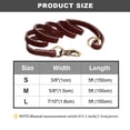 thumbnail image 4 of Didog Genuine Leather Dog Leash Walking Lead Heavy Duty Strong for Medium Large Dogs, 4 of 7